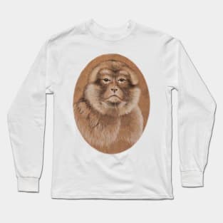 Barbary Macaque Long Sleeve T-Shirt